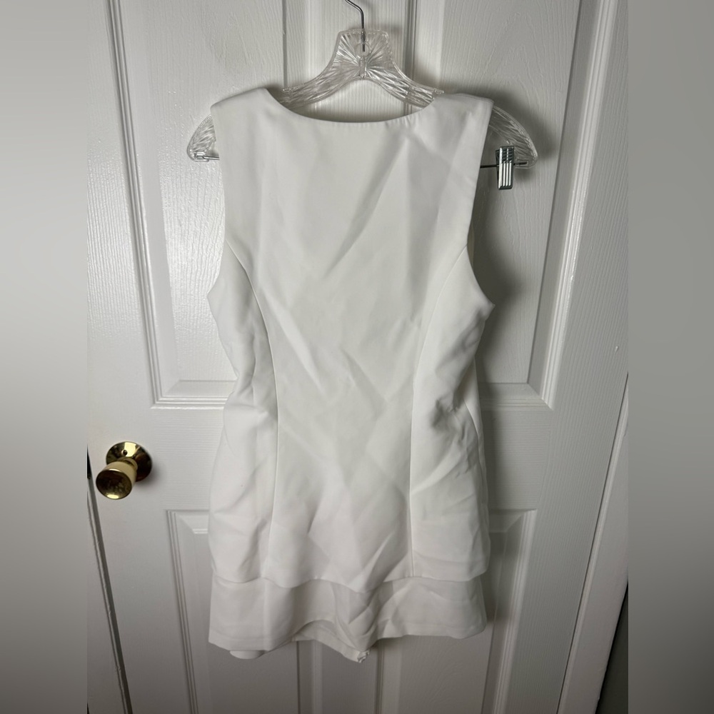 Amanda Uprichard Kya Romper in White M - Picture 9 of 11